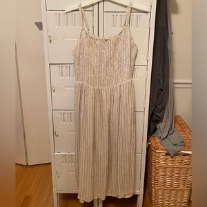 Smocked Midi Dress